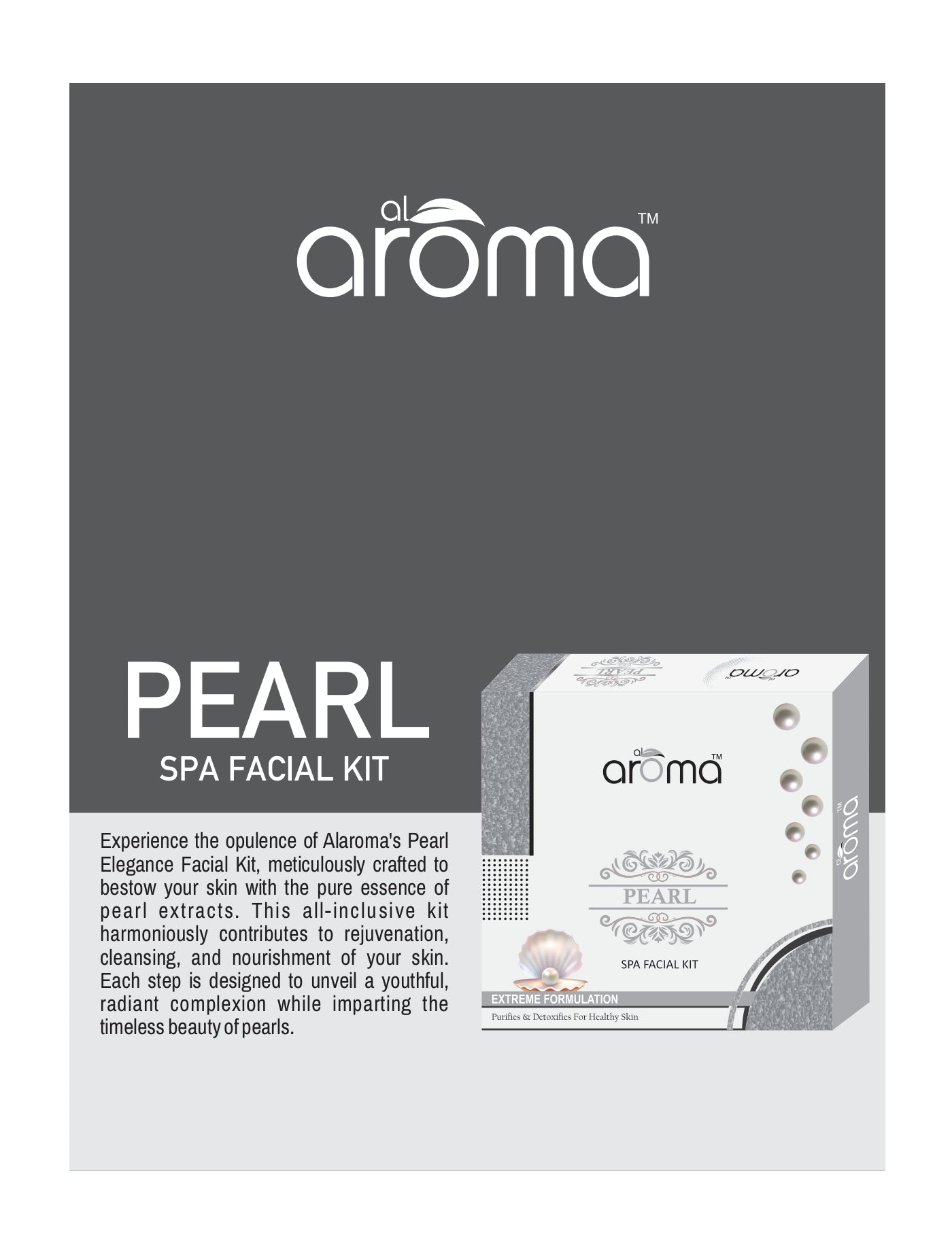 Pearl Spa Facial Kit – Skin Polishing & Brightening Facial Treatment for a Luminous Glow