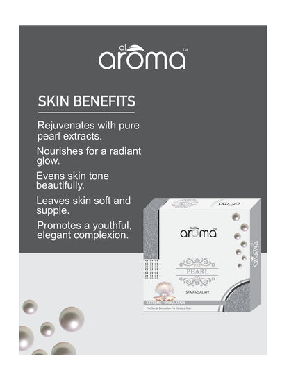 Pearl Spa Facial Kit – Skin Polishing & Brightening Facial Treatment for a Luminous Glow