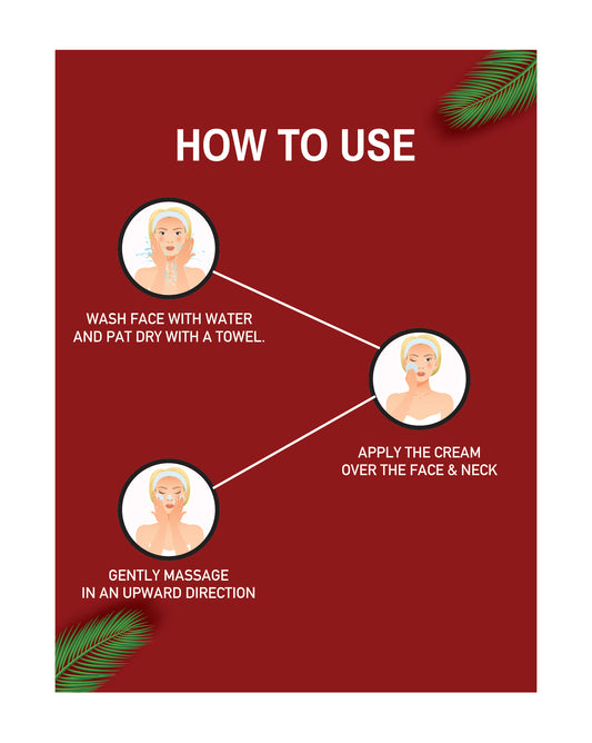 Saffron Massage Cream – Brightening & Skin Rejuvenating Cream for Radiant Glow