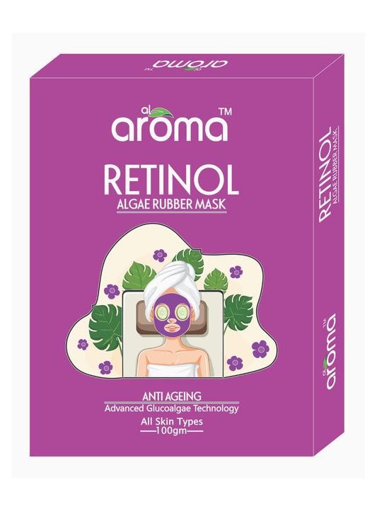 Retinol Algae Rubber Mask – Anti-Aging Peel-Off Mask with Retinol & Sea Algae for Firm, Youthful Skin