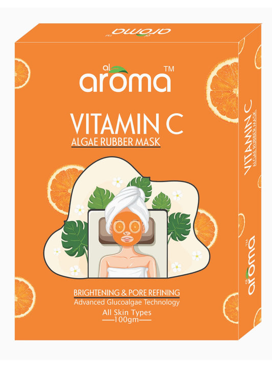 Vitamin C Algae Rubber Mask – Skin Brightening & Firming Peel-Off Mask with Vitamin C & Sea Algae Extract