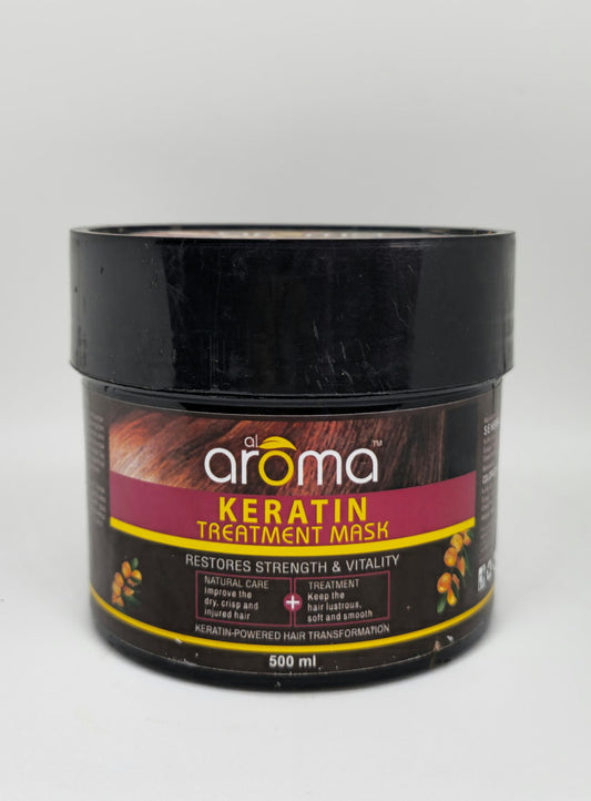 Keratin Treatment Hair Mask – Deep Repair & Frizz Control with Keratin, Argan Oil & Shea Butter