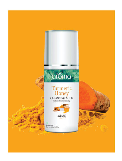 Turmeric Honey Cleansing Milk – Gentle Makeup Remover & Brightening Cleanser for Soft, Glowing Skin