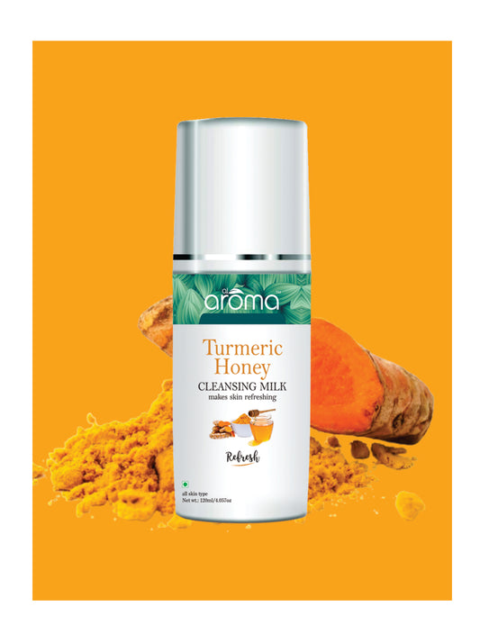 Turmeric Honey Cleansing Milk – Gentle Makeup Remover & Brightening Cleanser for Soft, Glowing Skin