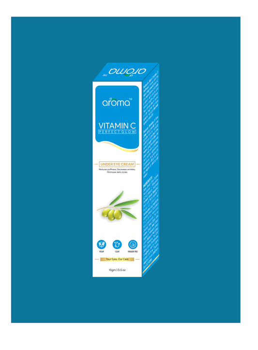 Vitamin C Perfect Glow Under Eye Cream – Brightening & Anti-Dark Circle Eye Cream with Vitamin C & Hyaluronic Acid