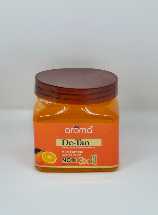 De Tan Facial Gel – Tan Removal & Brightening Gel for Clear, Even-Toned Skin