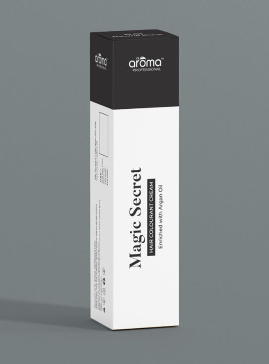 Magic Secret Hair Colourant Cream Natural Black (1.0) – Long-Lasting, Ammonia-Free Hair Color with Argan Oil