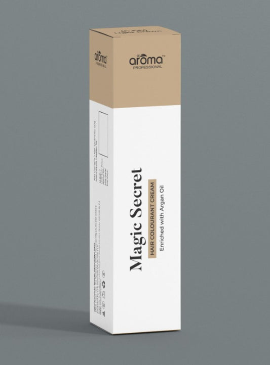 Magic Secret Hair Colourant Cream Light Brown (5.66) – Ammonia-Free Hair Color with Argan Oil for Soft Brown Shine