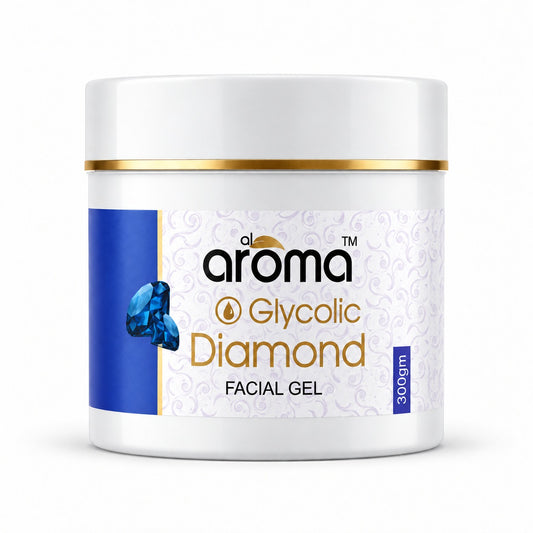 Glycolic Diamond Facial Gel – Hydrating & Brightening Facial Gel for Smooth, Refreshed & Radiant-Looking Skin