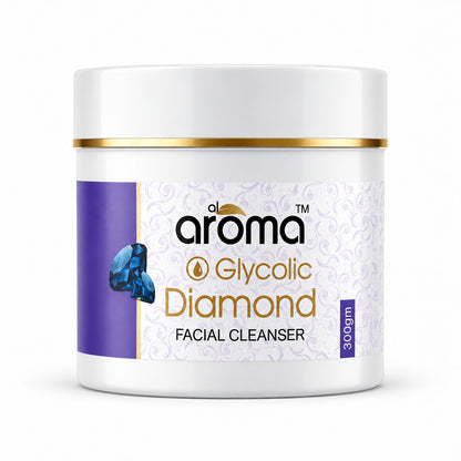 Glycolic Diamond Facial Cleanser – Deep Cleansing & Brightening Face Cleanser for Smooth, Refined & Radiant-Looking Skin