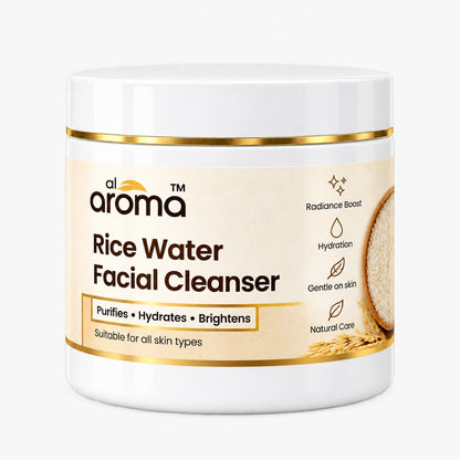 Rice Water Facial Cleanser – Gentle Cleansing & Glow-Boosting Face Cleanser for Soft, Smooth & Radiant-Looking Skin