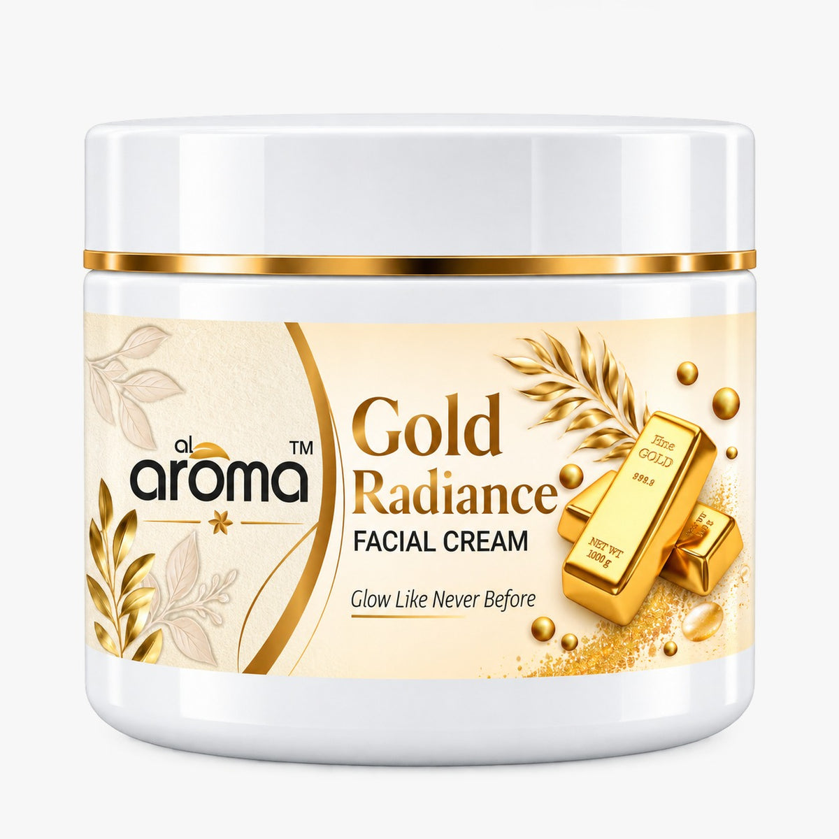 Gold Radiance Facial Cream – Nourishing & Glow-Boosting Massage Cream for Soft, Smooth & Radiant-Looking Skin