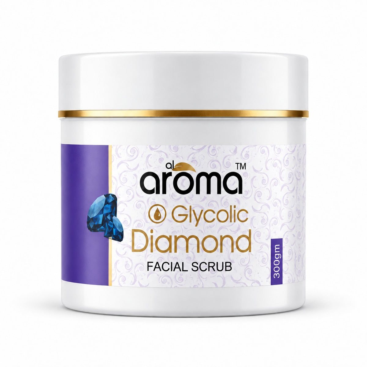 Glycolic Diamond Facial Scrub – Exfoliating & Brightening Face Scrub for Smooth, Polished & Radiant-Looking Skin