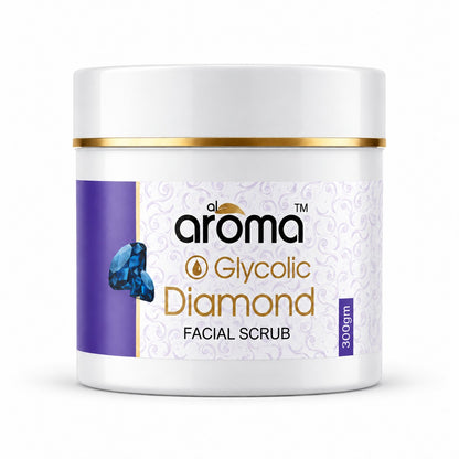 Glycolic Diamond Facial Scrub – Exfoliating & Brightening Face Scrub for Smooth, Polished & Radiant-Looking Skin