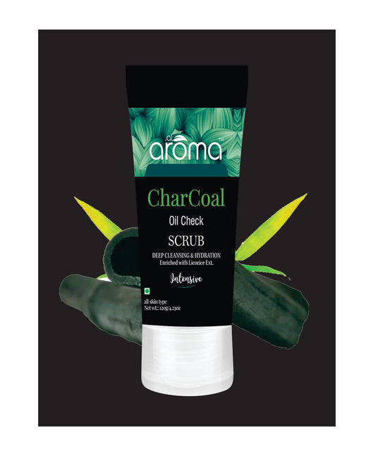 Activated Charcoal Face Scrub – Deep Cleansing & Detox Exfoliator for Oily, Acne-Prone Skin