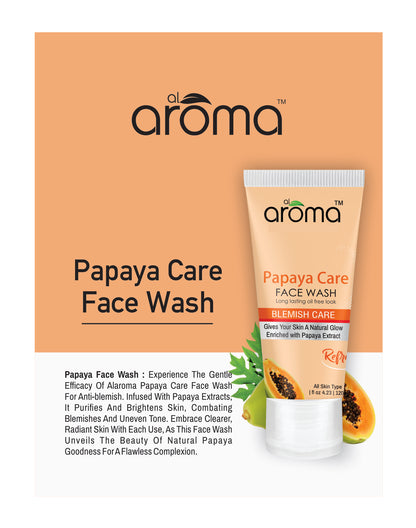 Papaya Care Face Wash – Gentle Brightening Cleanser for Clear & Glowing Skin