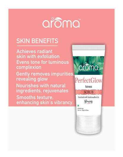 Perfect Glow Face Scrub – Brightening Exfoliator for Radiant & Smooth Skin