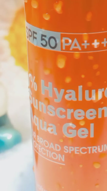 1% Hyaluronic Aqua Gel Sunscreen SPF 50 PA+++ – Ultra-Lightweight Hydrating UV Protection
