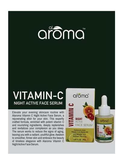 Night Active Face Serum – Overnight Repair & Hydration Serum